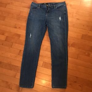 Simply Vera Wang Size 8 Skinny Mid Rise Jeans